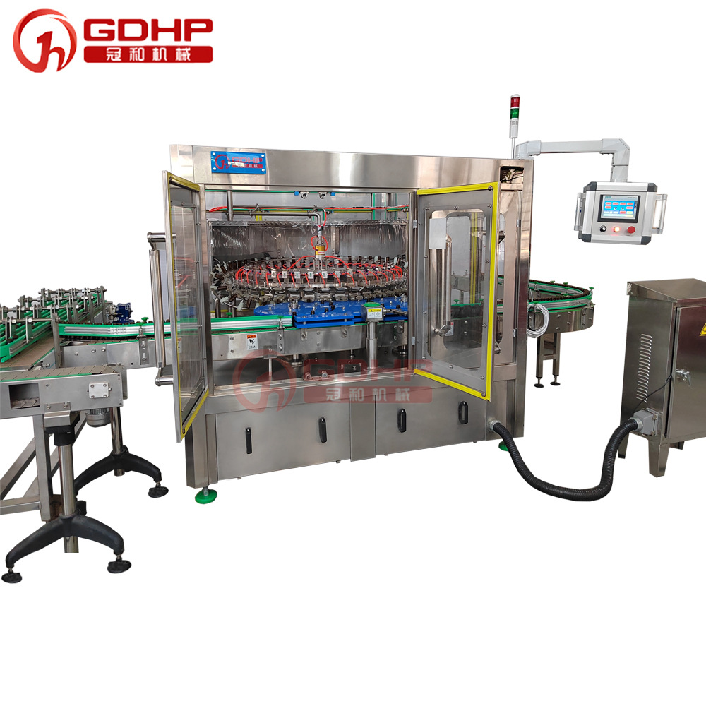 Auto 40 Nozzles Syrup Bottle Air Washing Machine