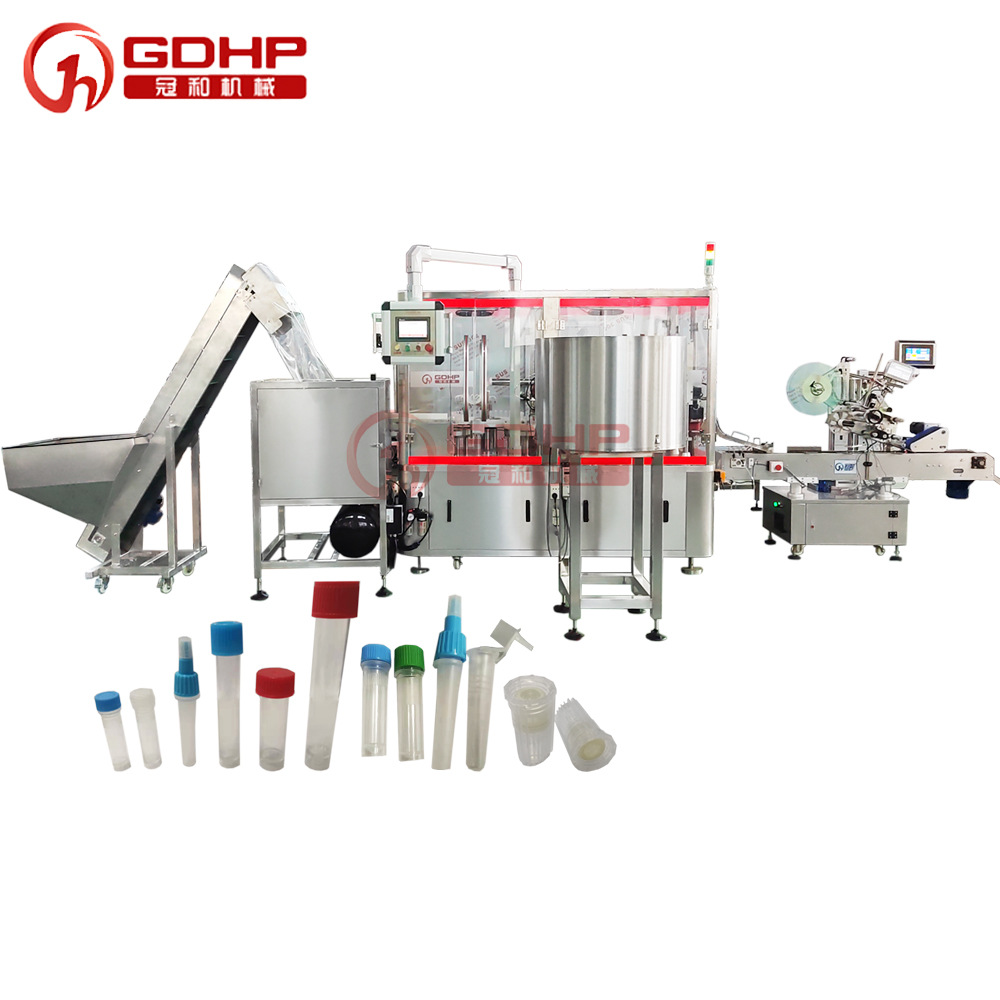 Vtm Test Reagent Tube Filling Capping Machine